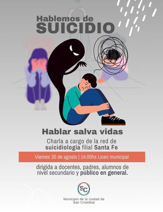 Municipalidad de San Cristóbal: ¡HABLEMOS DE SUICIDIO!