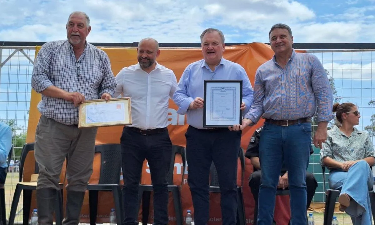 El Senador Michlig y el Ministro de la Producción Puccini presentes en la 57° Fiesta Nacional del Caballo